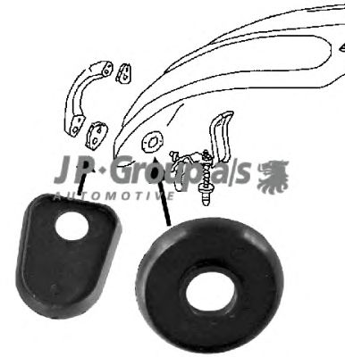 JP GROUP 8187350110 -  Ручка, открывания моторного отсека